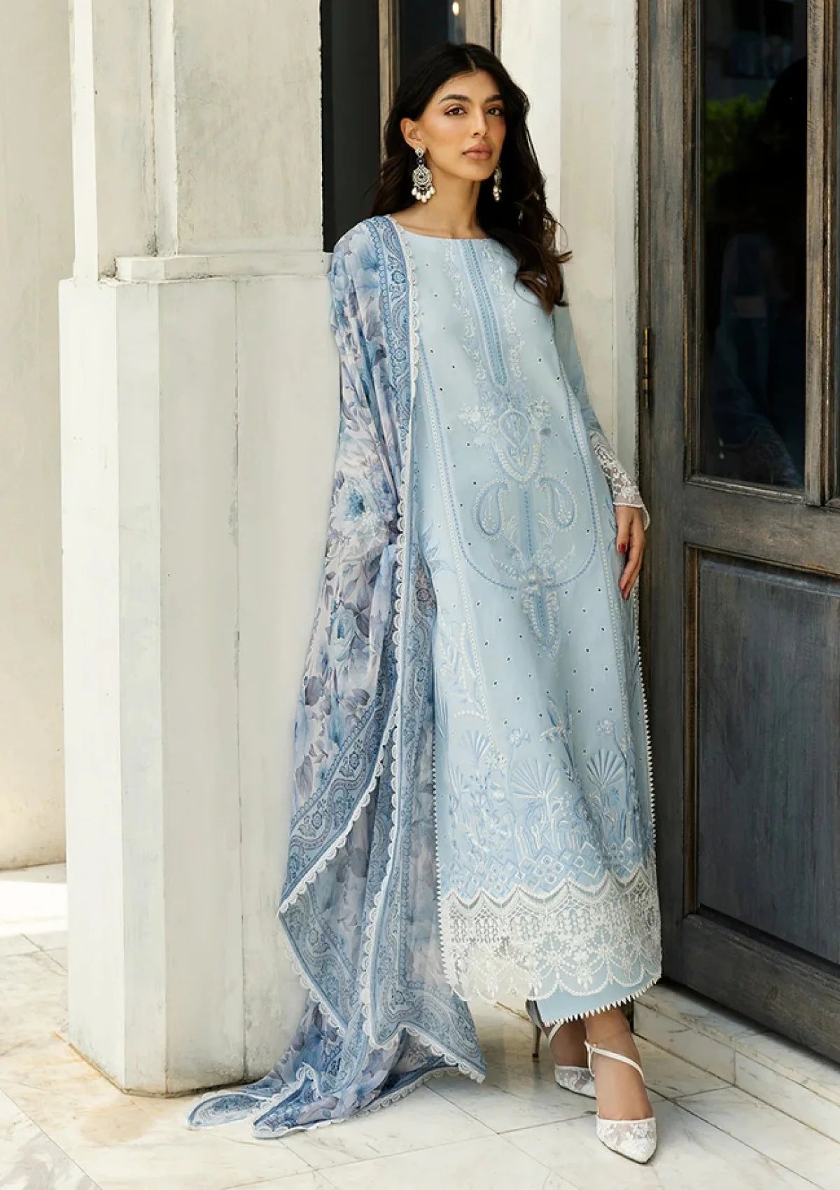 ZAINAB CHOTTANI ChikanKari Unstitched — Design 2