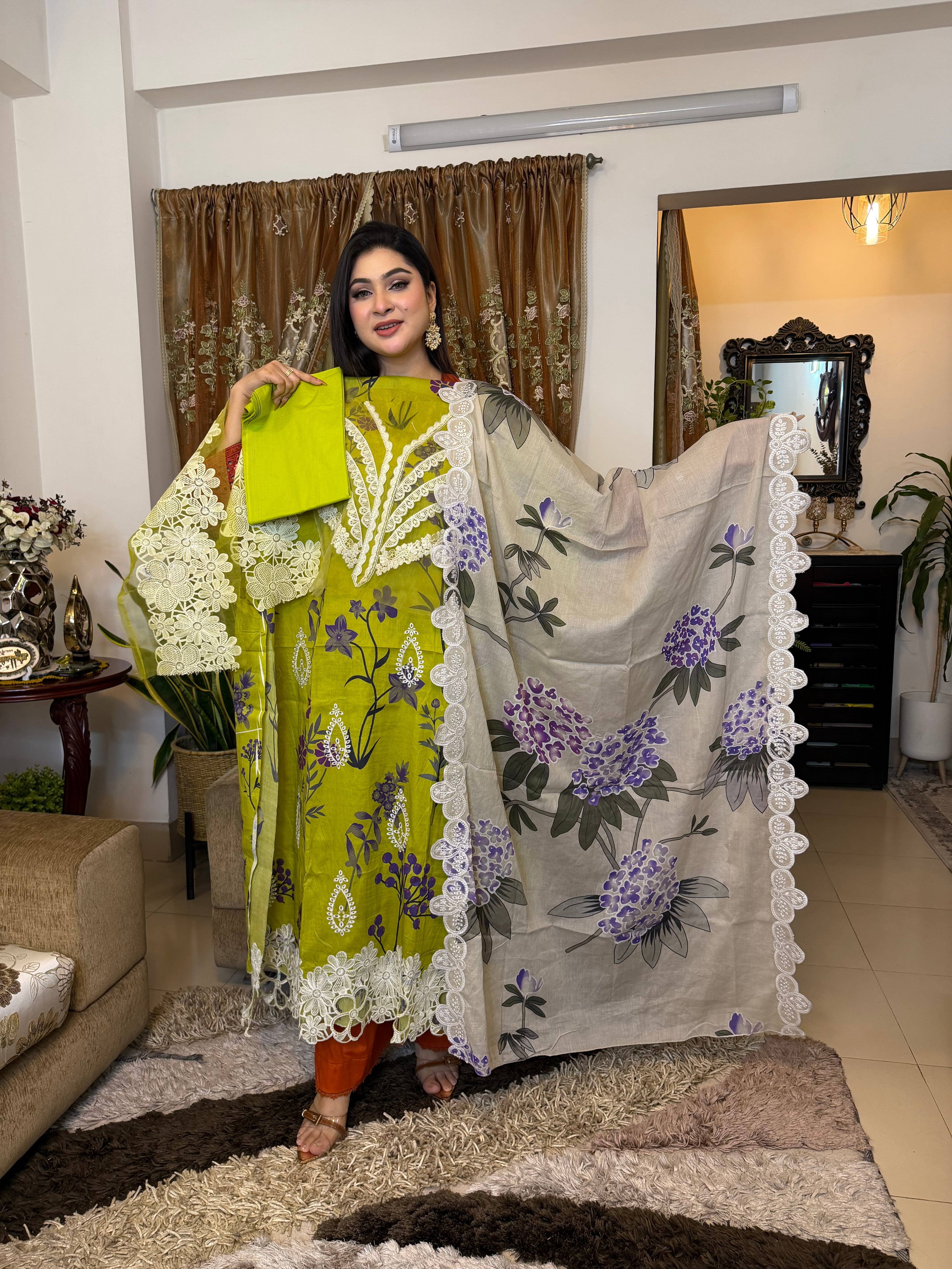 AlZOHAIB Inspired Unstitched