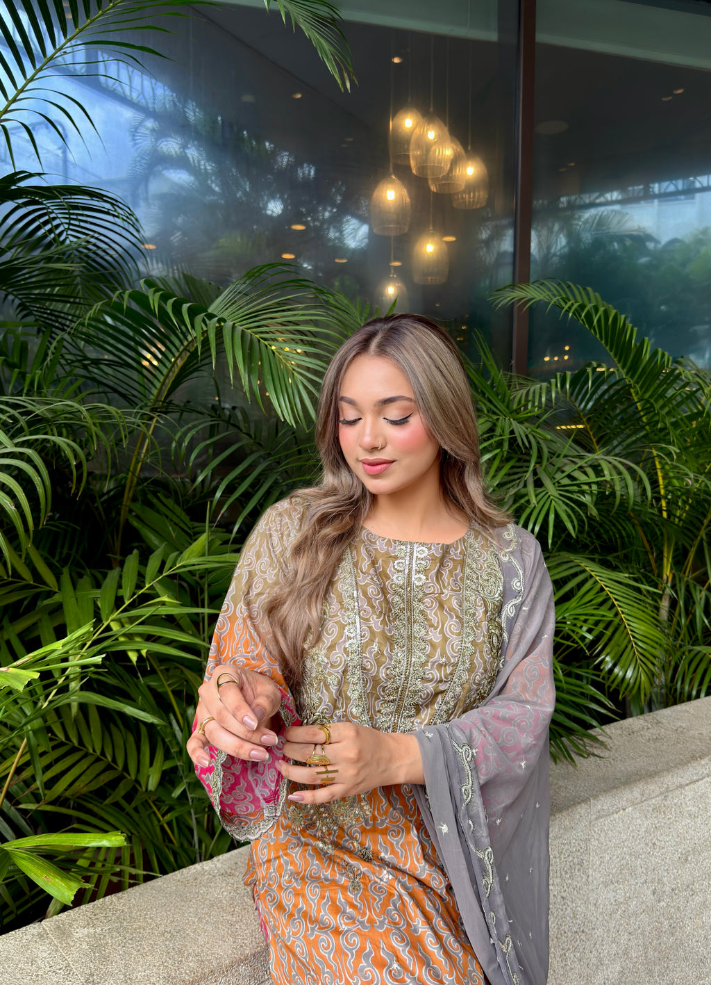 Charizma VASAL inspired Unstitched — Design 3