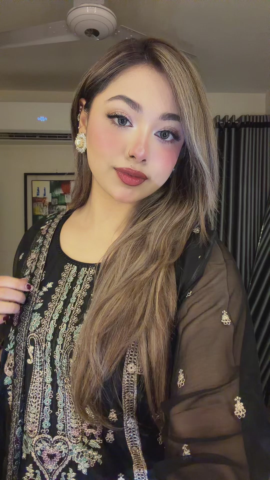 Black Johra Pakistani Inspired Dress