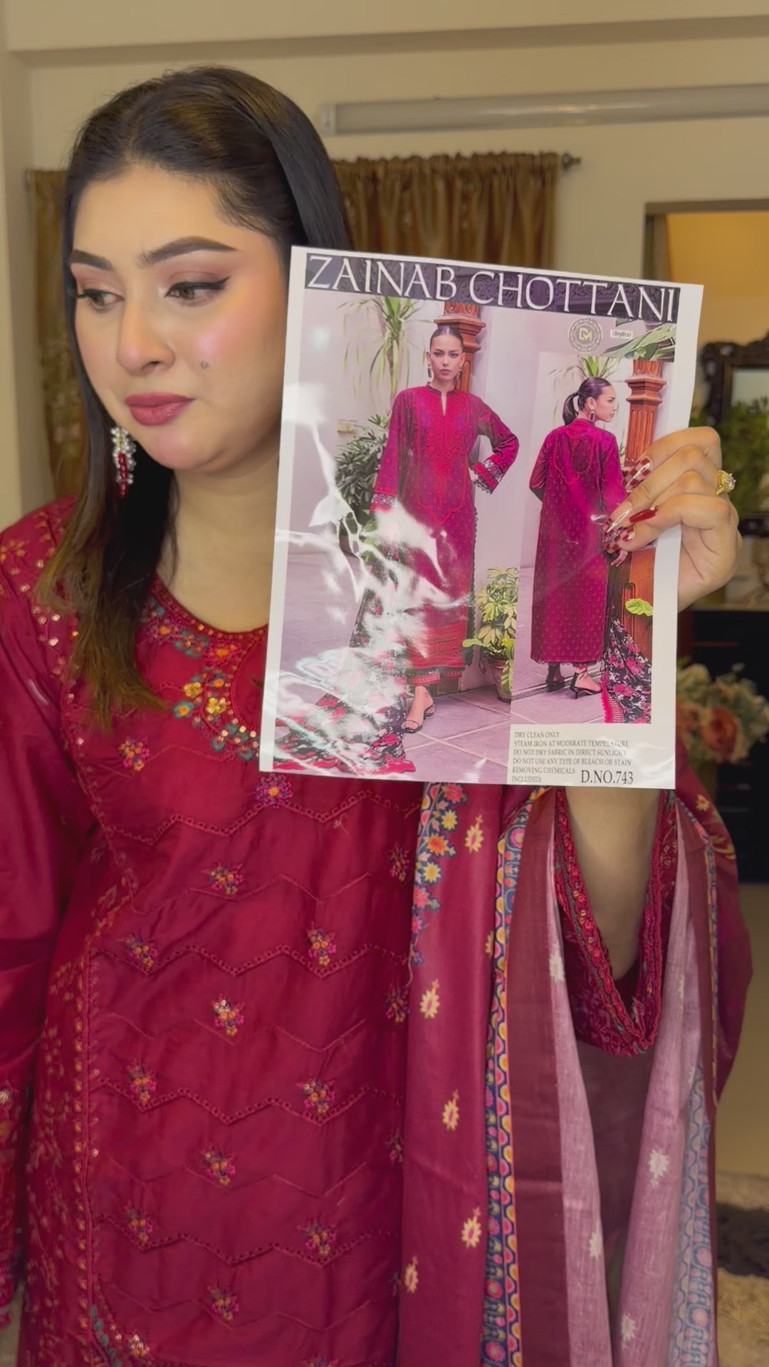 Zainab Chottani Inspired Unstitched