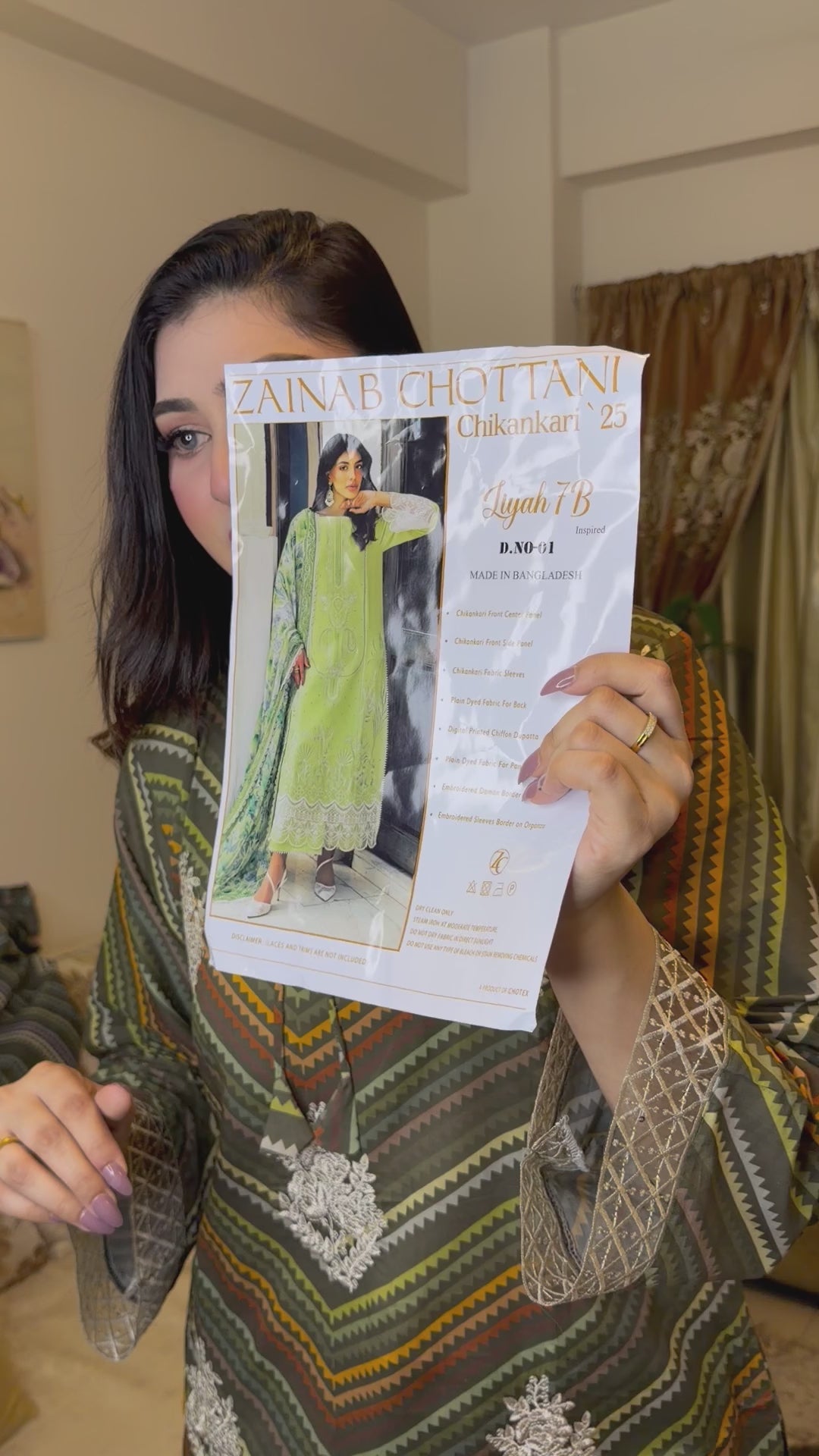 ZAINAB CHOTTANI ChikanKari Unstitched